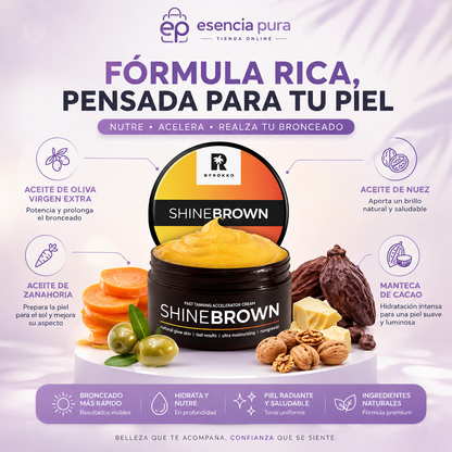 Shine Brown bronceador corporal 100g