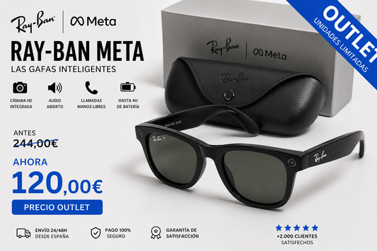 Ray ban meta (GEN1) montura NEGRA
